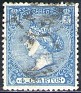Spain 1866 Queen Isabel II 4 Cuartos Blue Edifil 81. España 1866 81 us. Uploaded by susofe